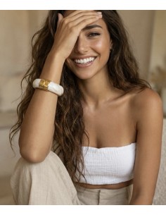 Bracelet jonc ivoire