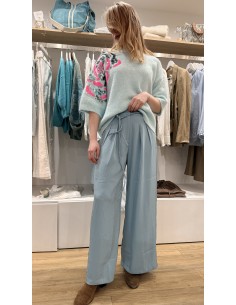 Pantalon fluide acqua