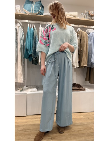 Pantalon fluide acqua